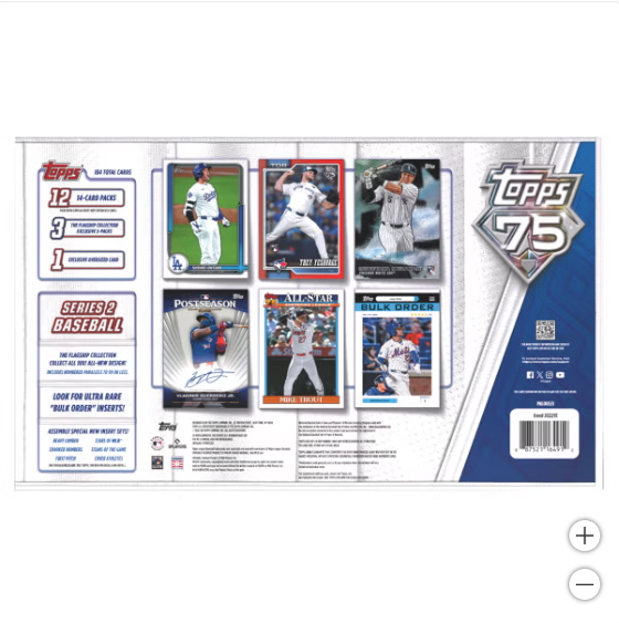 Topps 2026 Series 2 Baseball Super Box 75th Anniversary Sealed