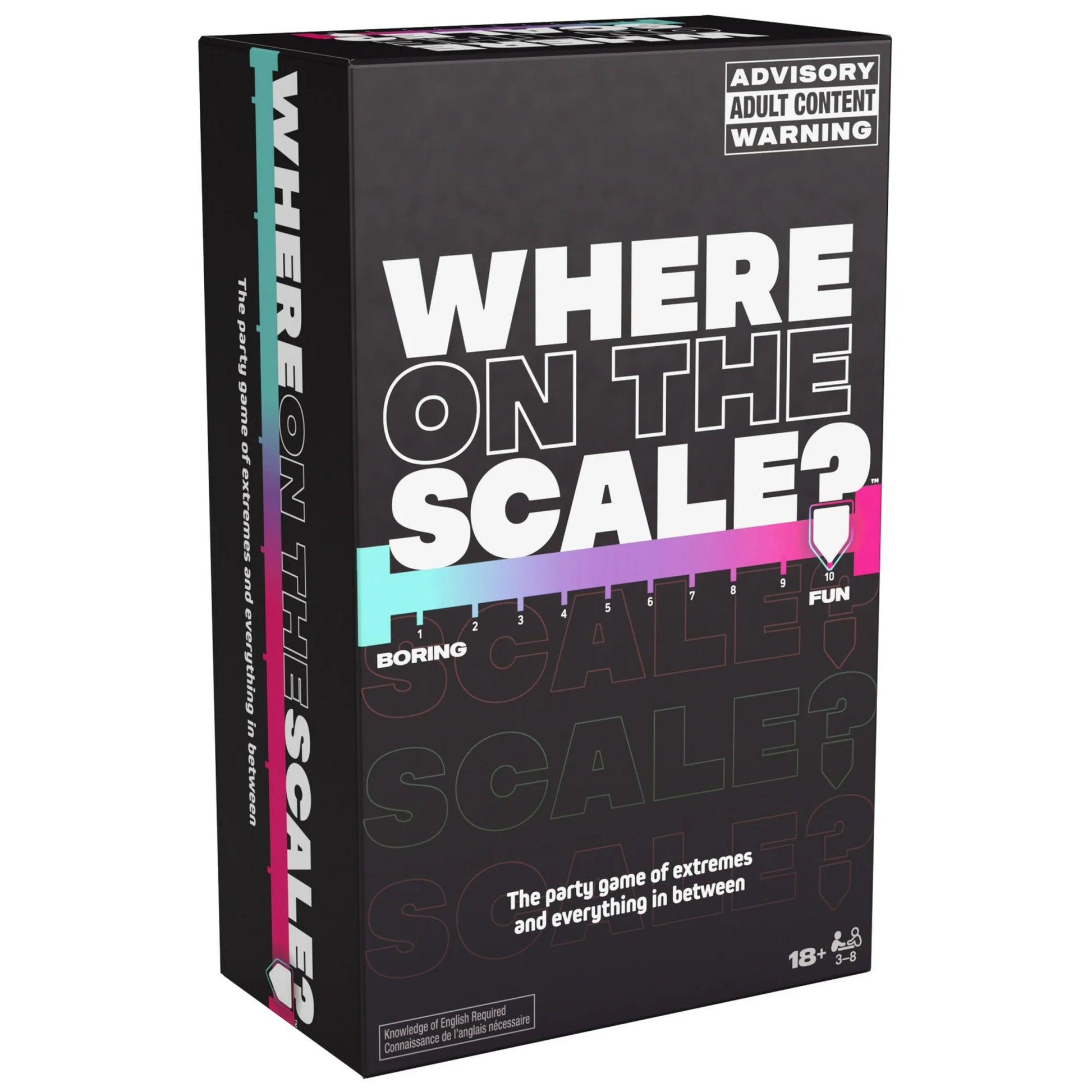 Spin Master Games Where on the Scale adult party game of extremes