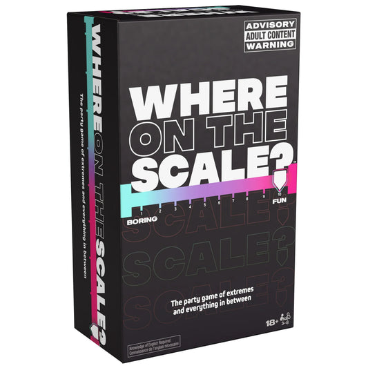 Spin Master Games Where on the Scale adult party game of extremes