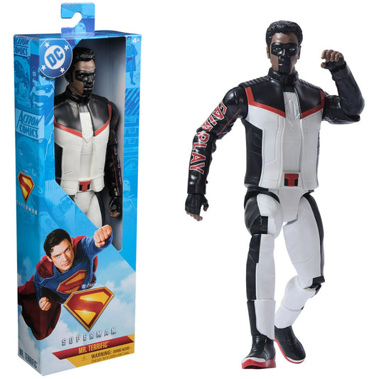 DC Comics Superman Mr. Terrific 12-Inch Superhero Action Figure - Moonlight Collectibles product image