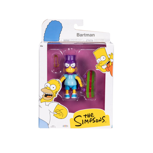 The Simpsons Bartman 5" Articulated Action Figure with Skateboard - Moonlight Collectibles product image