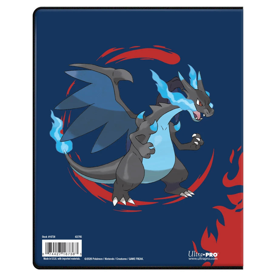 Ultra PRO Pokémon Mega Charizard 4-Pocket Portfolio Binder