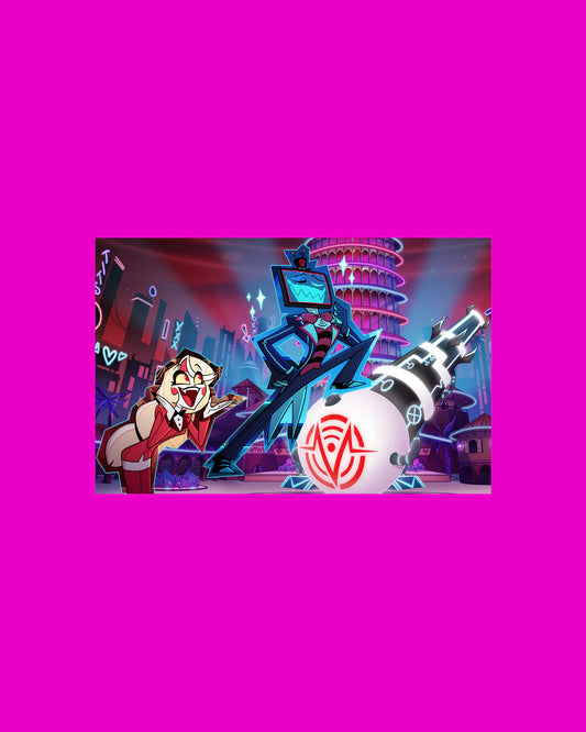 Hazbin Hotel Might of Lilith Vox Graphics Mini Poster — Dark Fantasy Art Print (11" X 17") - single item listing, image for visual reference only