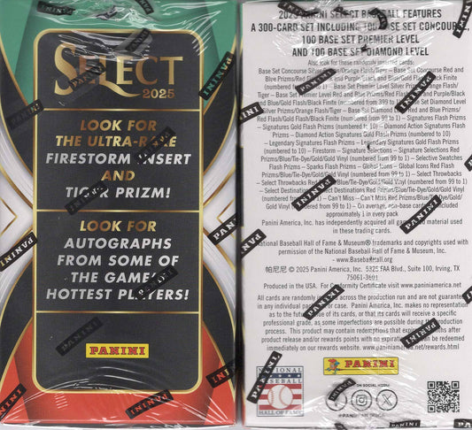 2025 Panini SELECT Baseball 24ct. Blaster Box