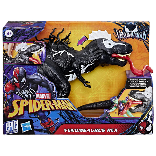 Marvel Spider-Man Epic World of Action VenomVersus Venomsaurus Rex 16-inch action figure