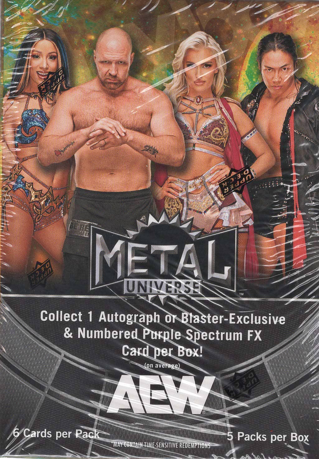 2025 Upper Deck AEW Skybox Metal Universe Wrestling 30ct. Bl - Sealed - single item listing, image for visual reference only