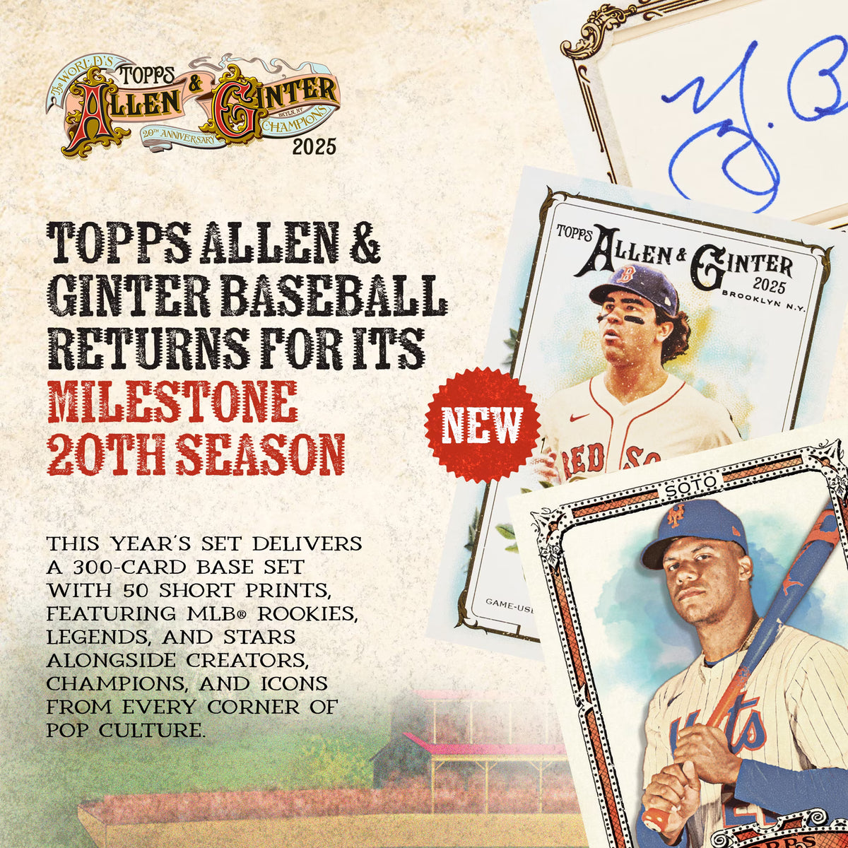 2025 Topps Allen & Ginter Baseball Factory Sealed Value Box 48 Cards