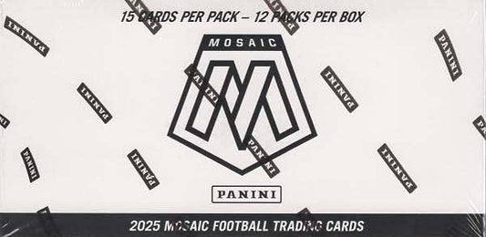 2025 Panini Mosaic NFL Football 15ct. Fat Pack 12pk Box