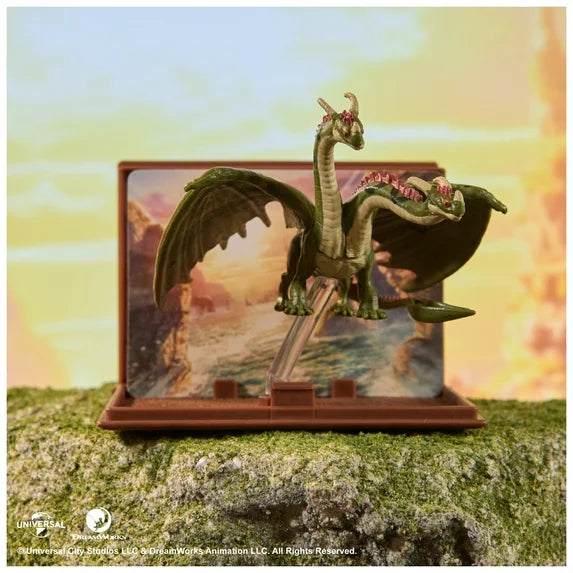 DreamWorks Dragons World of Berk Book of Dragons Collectible with Card and Display Stand - Moonlight Collectibles product image