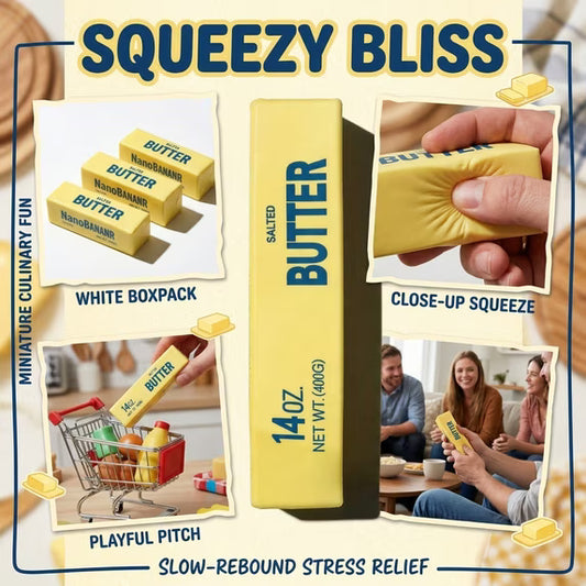 Jumbo 14oz-Style Butter Stick Slow-Rising Squishy Fidget Toy