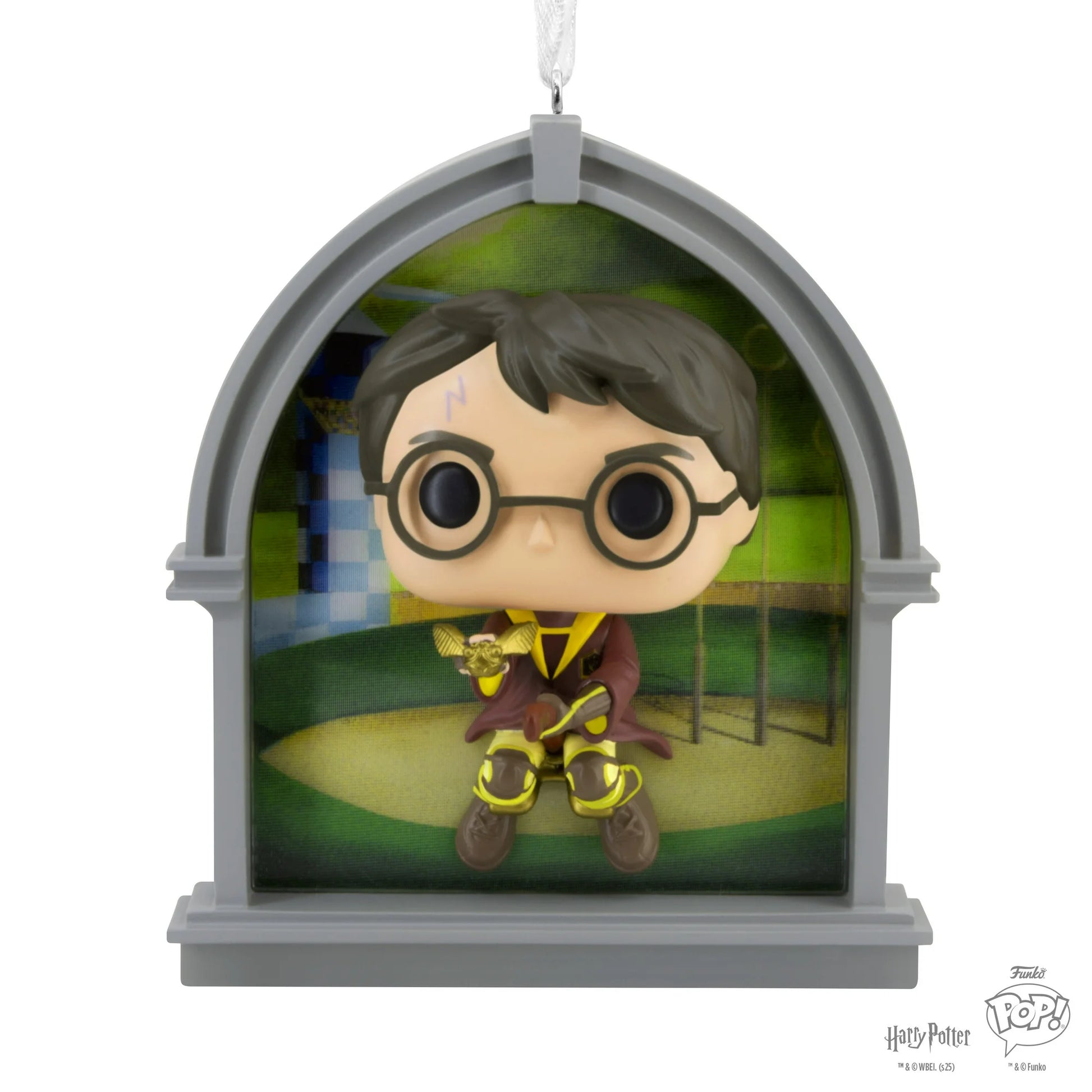Hallmark Harry Potter Quidditch FUNKO POP! Christmas Ornament with Lenticular Dimension - single item listing, image for visual reference only