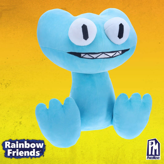 Rainbow Friends Giant Plush Cyan 15 Inch Official Collectible Plush - Toy / Figure
