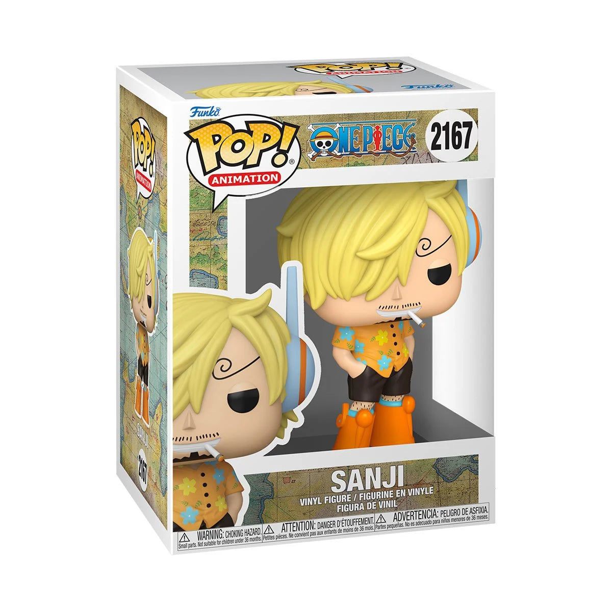 FUNKO POP! Animation: One Piece – Sanji #2167 Vinyl Figure - Moonlight Collectibles product image