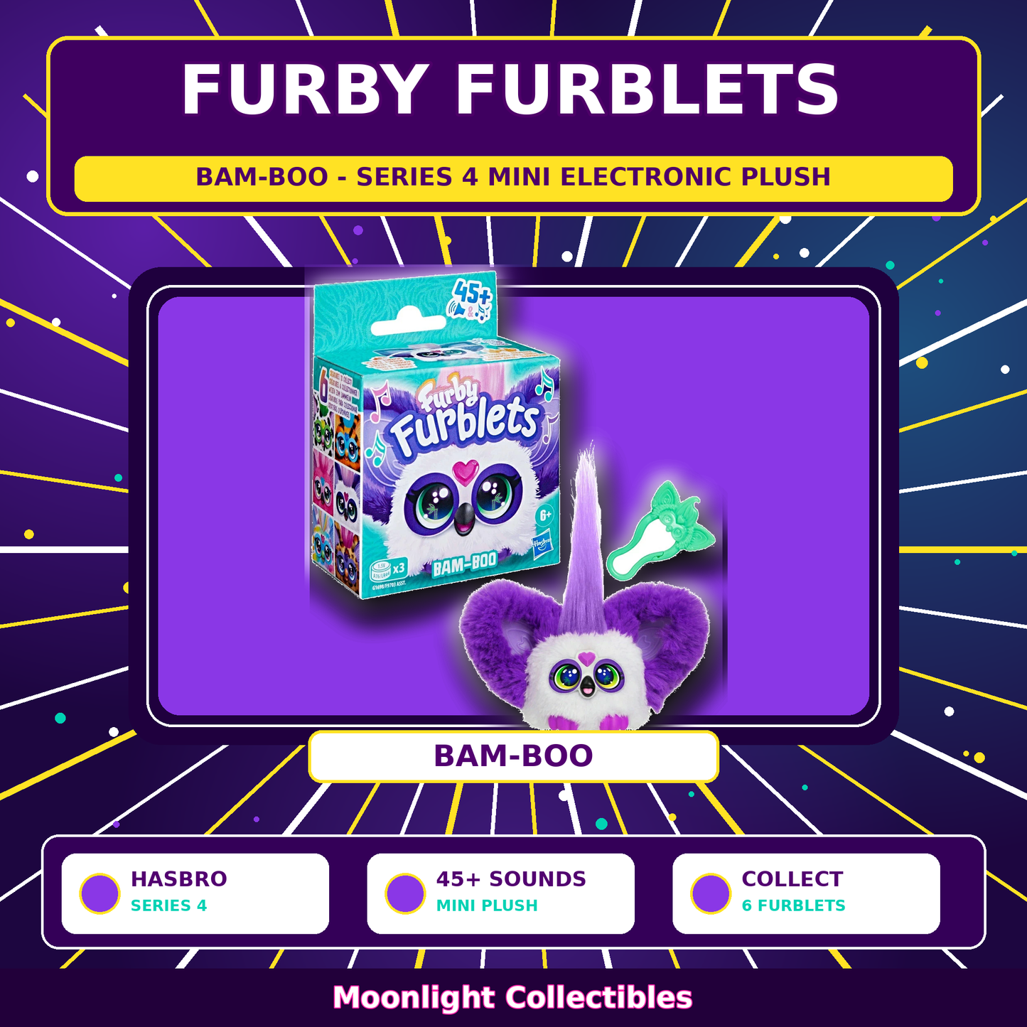 Furby Furblets Series 4 Assortment Mini Electronic Plush Toy Hasbro