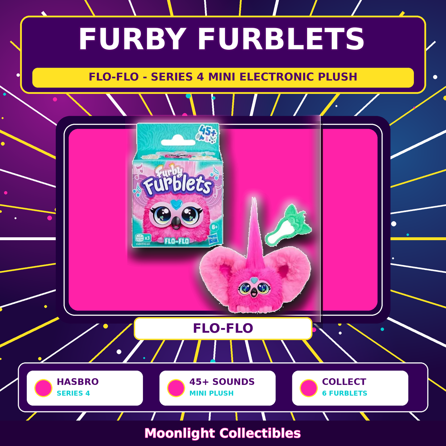 Furby Furblets Series 4 Assortment Mini Electronic Plush Toy Hasbro