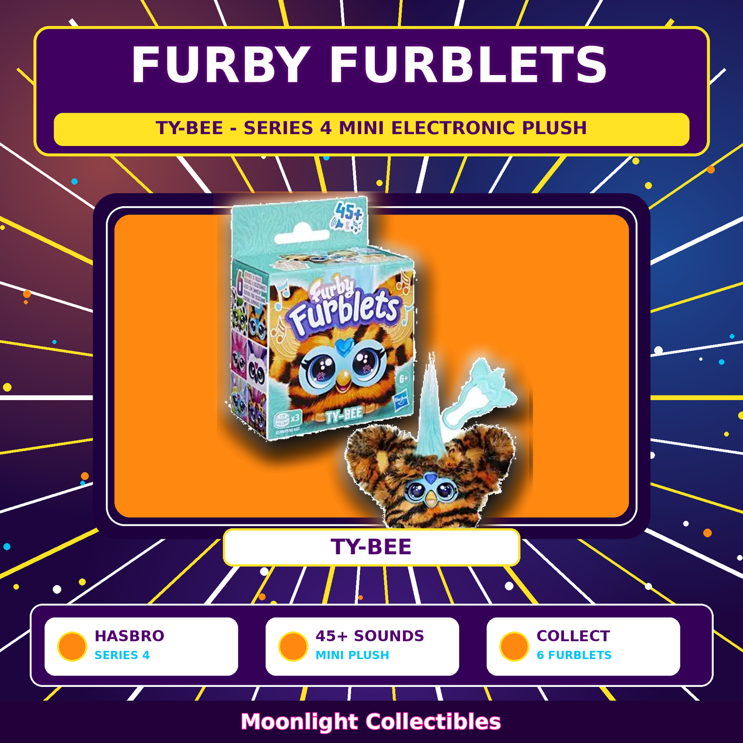 Furby Furblets Series 4 Assortment Mini Electronic Plush Toy Hasbro