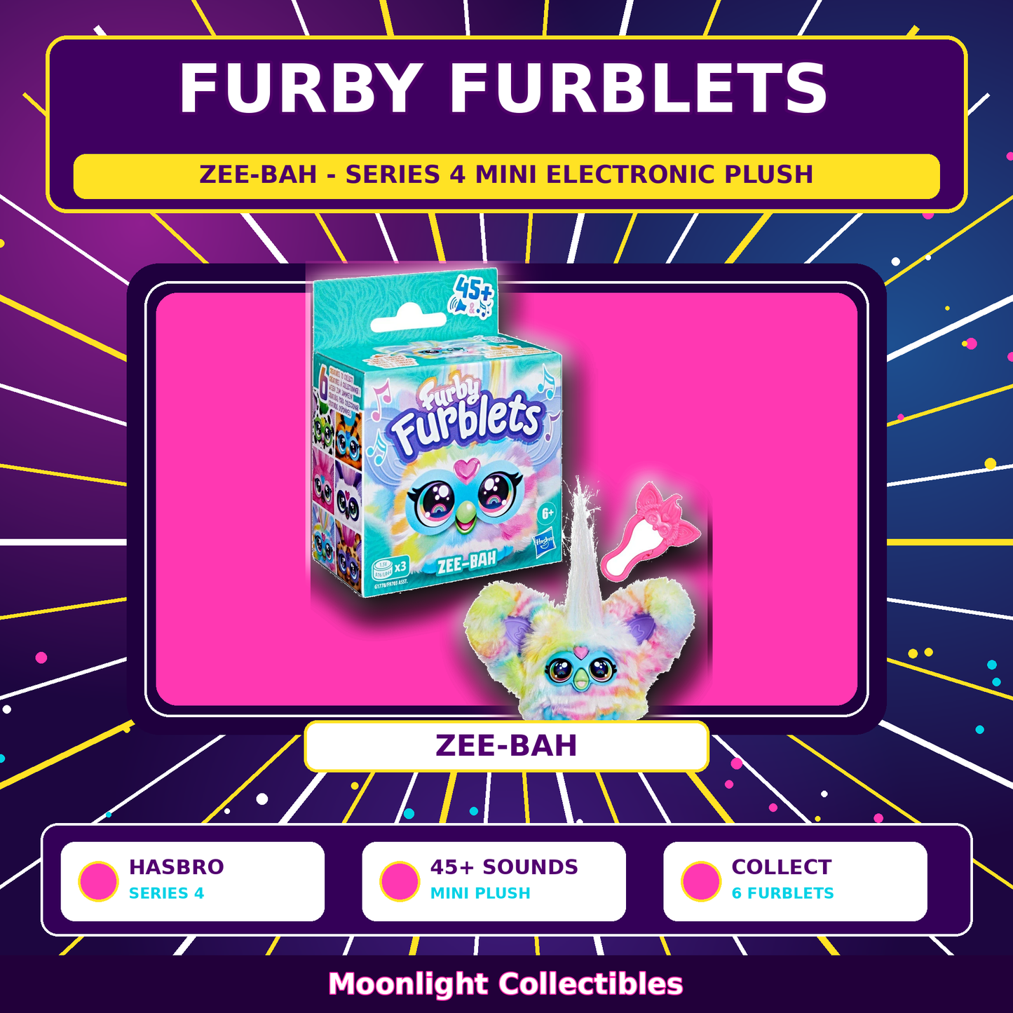 Furby Furblets Series 4 Assortment Mini Electronic Plush Toy Hasbro