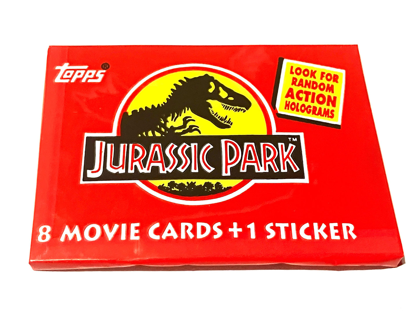 Sealed 1993 Topps Jurassic Park Series 1 movie trading card pack