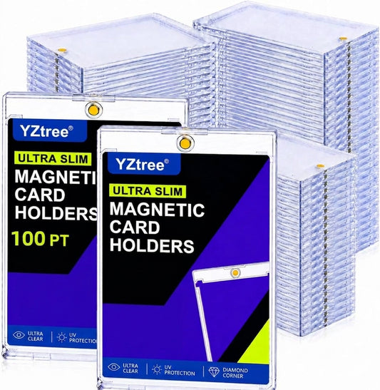 YZtree 100pt one-touch magnetic card holder for thick premium trading cards