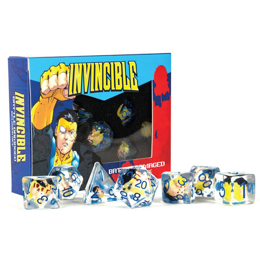 FanRoll Invincible Blood Damaged Inclusion 7-Dice Set - Collectible