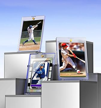 35pt Magnetic Card Holder One Touch UV Protection Display Case for Standard Trading Cards - Moonlight Collectibles product image