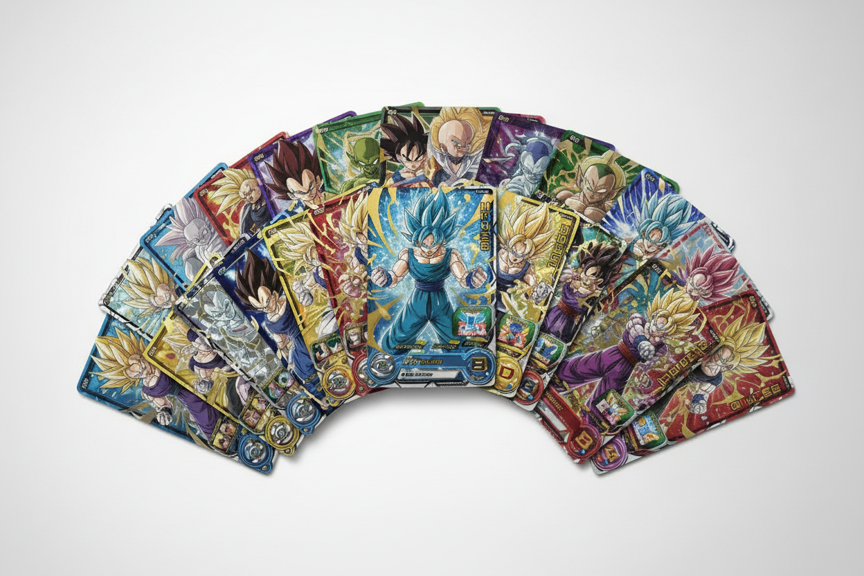 Dragon Ball Card Bundle – 1 Uncommon + 5 Common (6 Cards Total) - Moonlight Collectibles product image