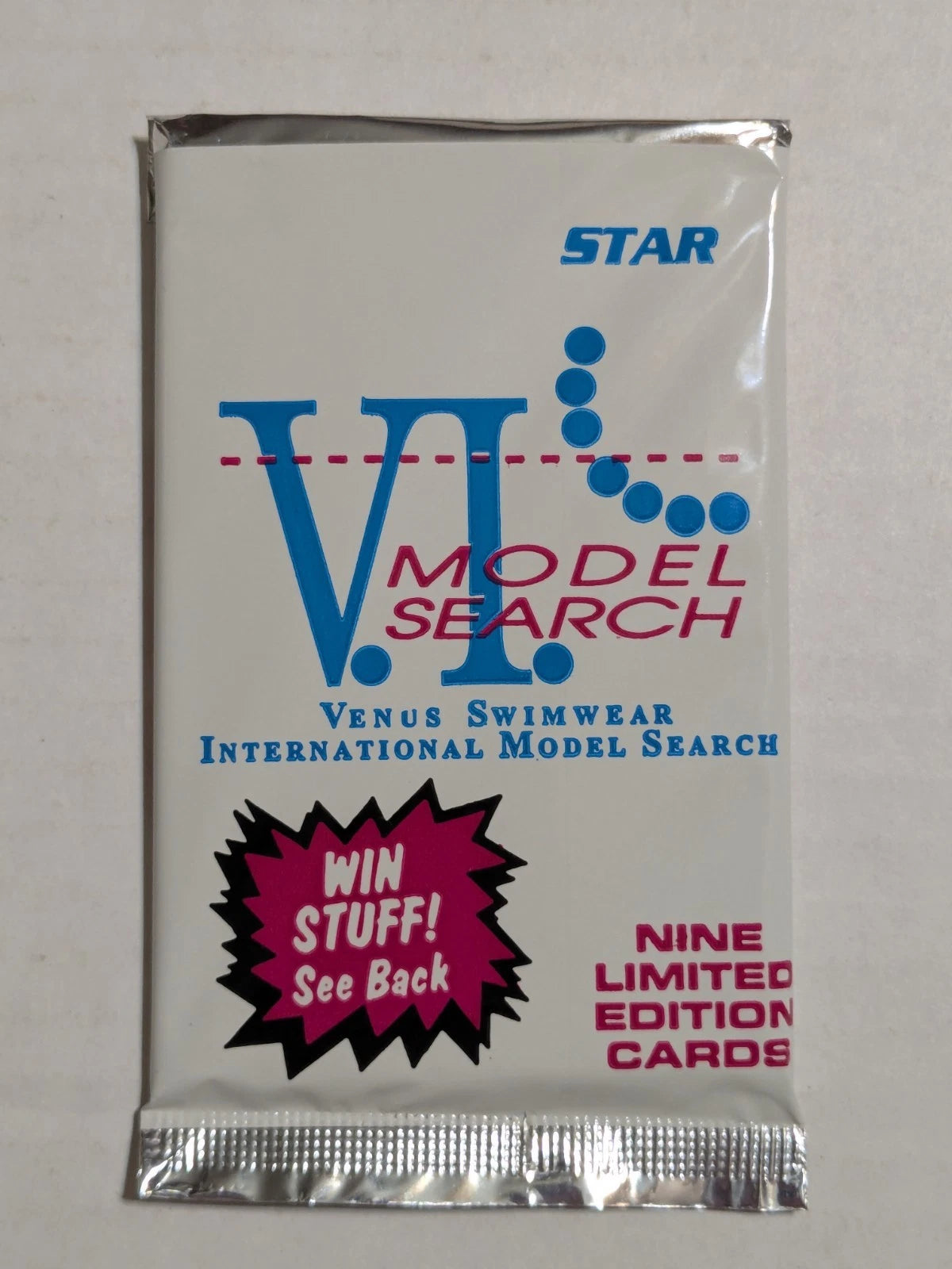 Sealed 1994 Star V.I. Model Search Venus Swimwear pack containing 9 limited edition cards