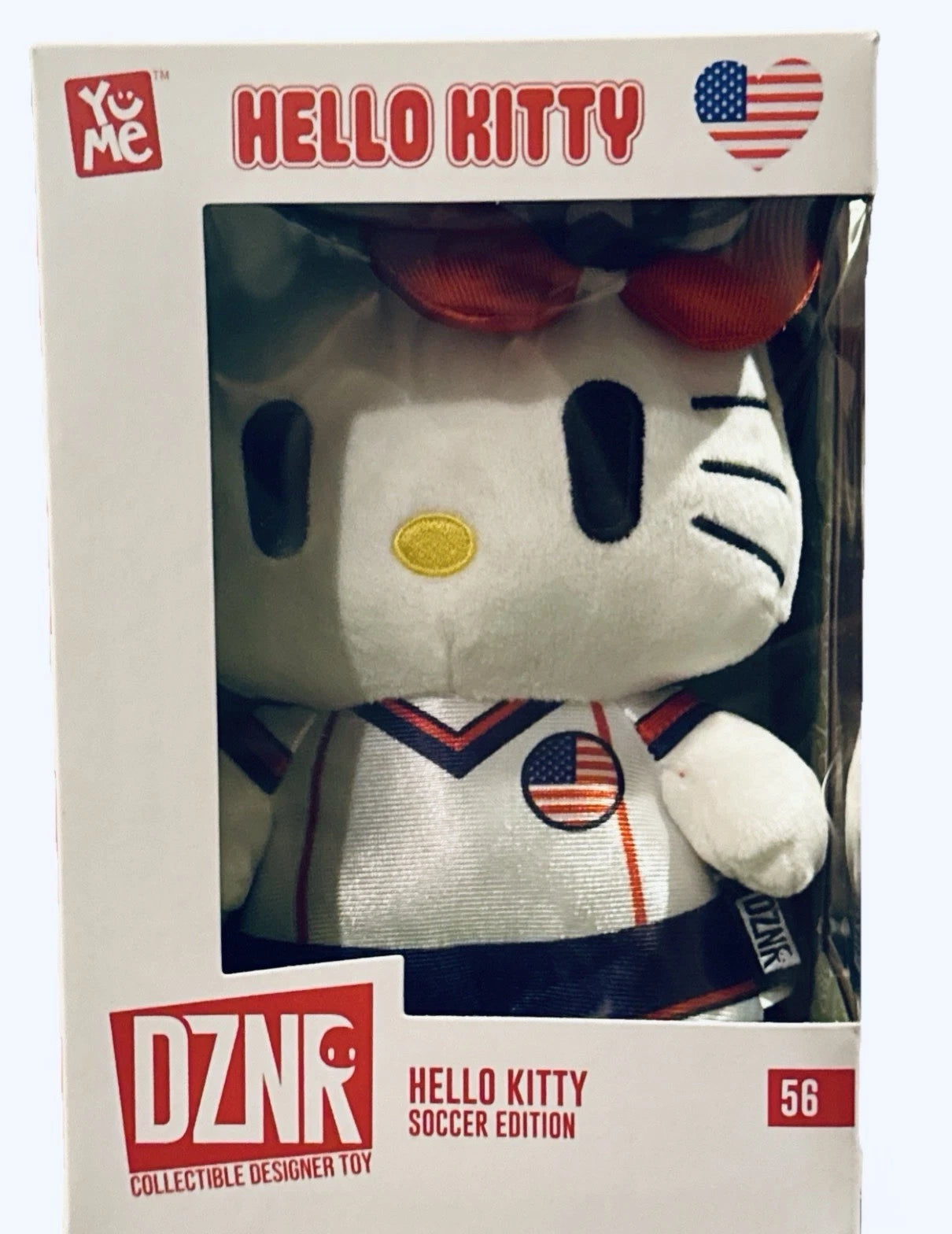 YuMe Hello Kitty and Friends DZNR Soccer Edition Kuromi 7-Inch Plush
