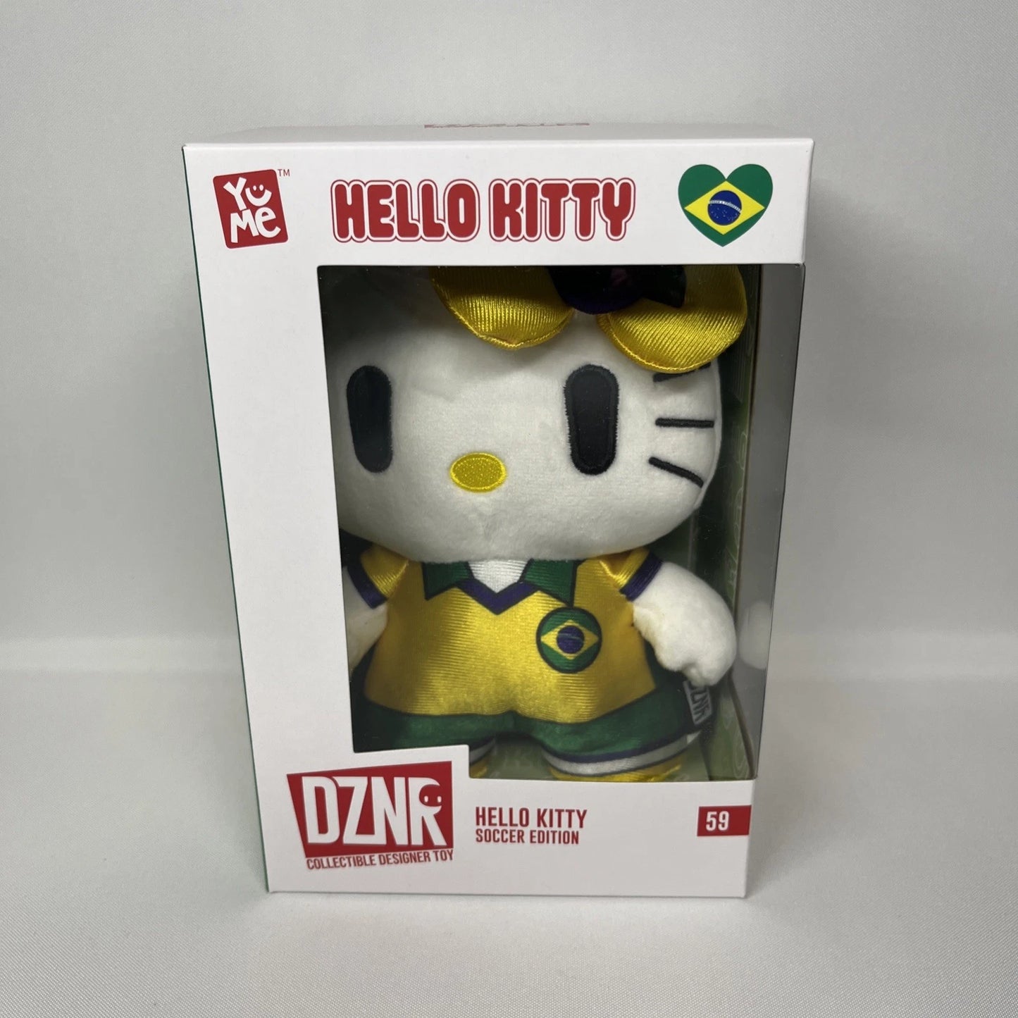 YuMe Hello Kitty and Friends DZNR Soccer Edition Kuromi 7-Inch Plush