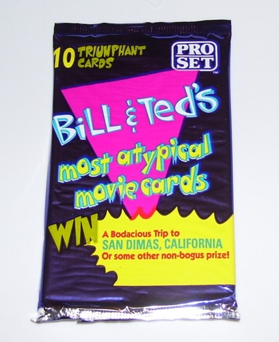 Sealed 1991 Pro Set Bill and Ted's Most Atypical Movie Cards trading card pack