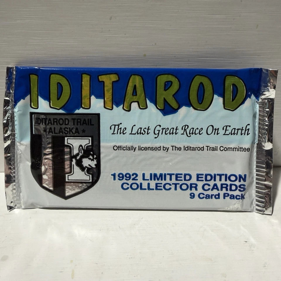 Sealed 1992 Iditarod The Last Great Race on Earth trading card pack