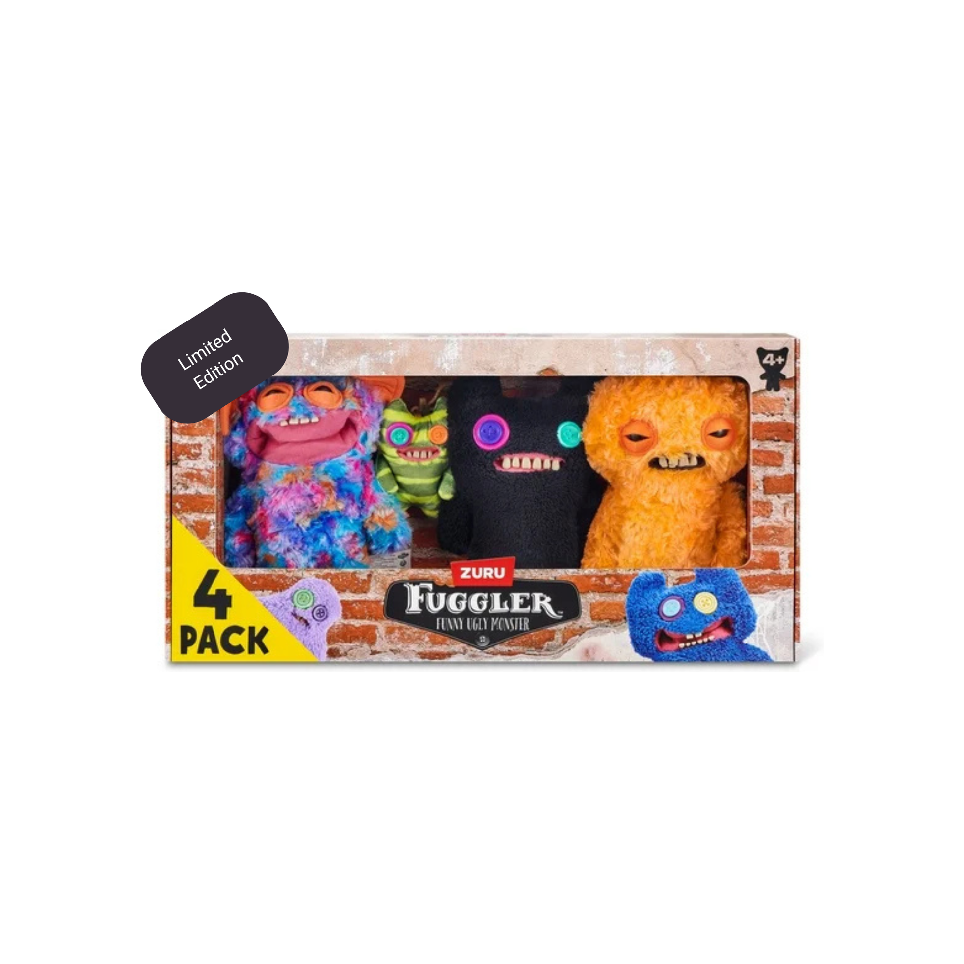 Fuggler Chaos Crew Multipack Limited Edition by ZURU - 4 Piece Plush Set - Moonlight Collectibles product image