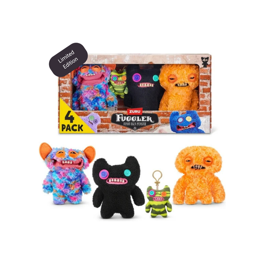 Fuggler Chaos Crew Multipack Limited Edition by ZURU - 4 Piece Plush Set - Moonlight Collectibles product image