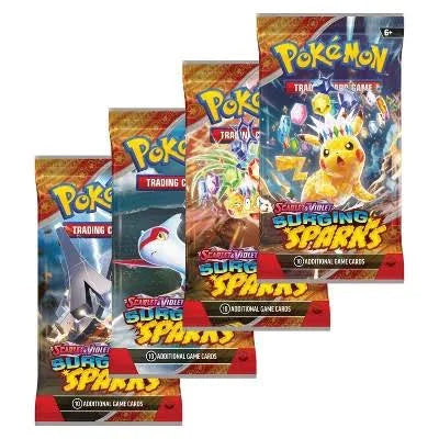 Pokémon TCG Scarlet & Violet Surging Sparks Single Booster Pack - Sealed - 1 Pack - Moonlight Collectibles product image