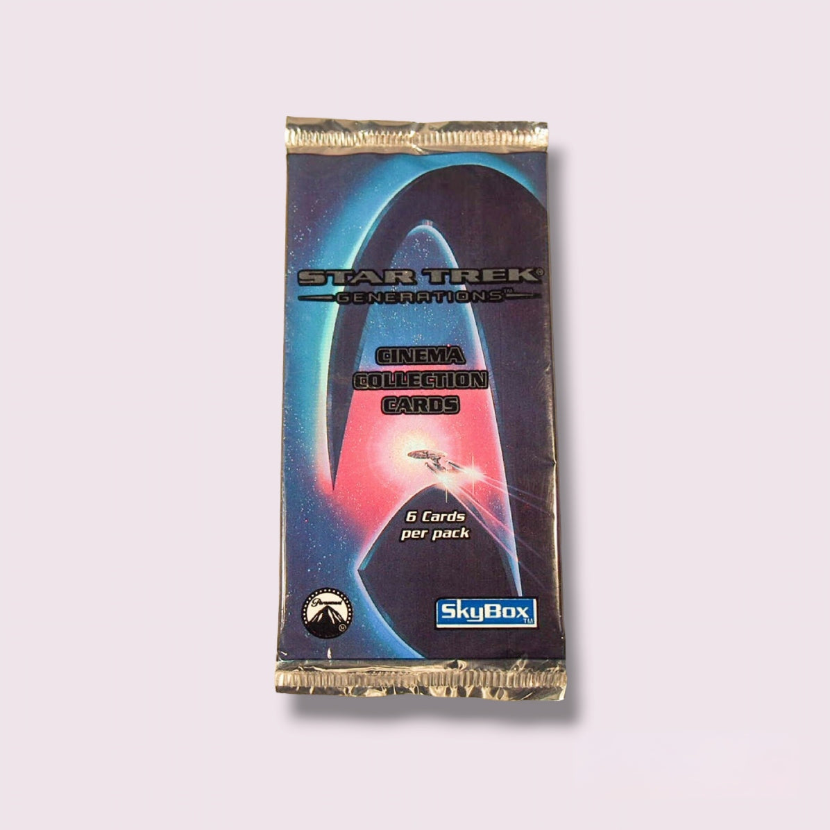 Sealed 1994 SkyBox Star Trek Generations Cinema Collection six-card pack