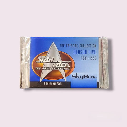 Sealed 1996 SkyBox Star Trek TNG Episode Collection Season 5 trading card pack