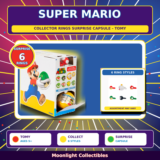Super Mario Collector Rings Surprise Capsule TOMY - Collectible
