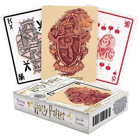 Harry Potter House Crests Playing Cards – Single Pack