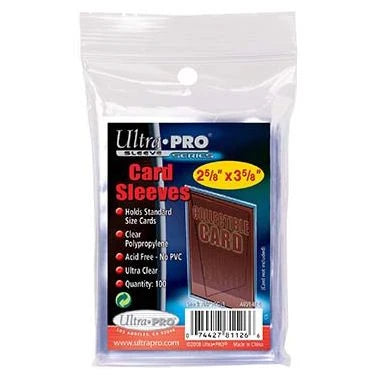 Ultra Pro Deck Protector ultra-clear penny sleeves for standard-sized collectible cards, 100 count pack