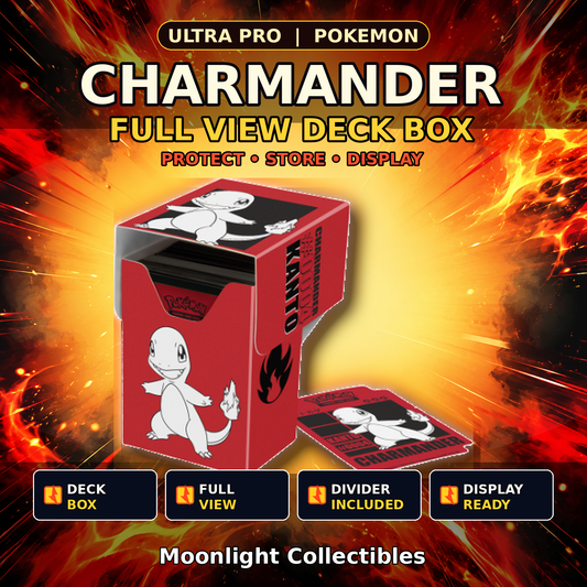 Ultra Pro Pokémon Charmander Full View Deck Box - Deck
