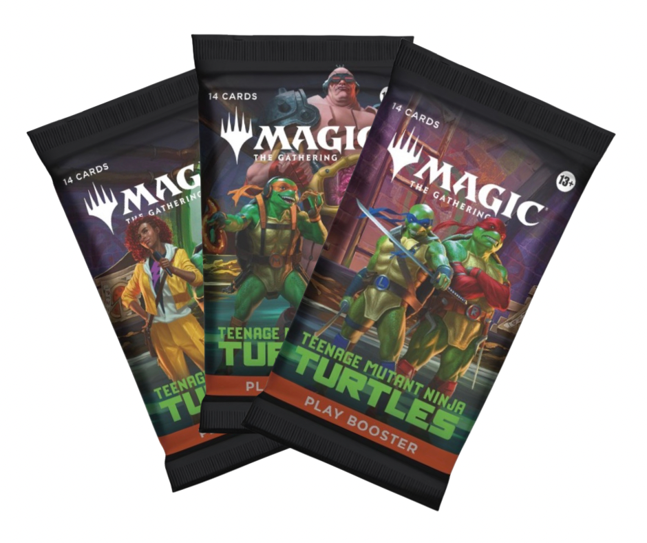 Magic The Gathering Teenage Mutant Ninja Turtles TMNT Play Booster Pack containing 14 cards