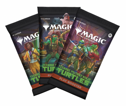 Magic The Gathering Teenage Mutant Ninja Turtles TMNT Play Booster Pack containing 14 cards